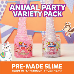 Elmer's Gue Pre-Made Animal Party Slime - 2 Boxes, Elmer's, Slime, elmers-gue-pre-made-animal-party-slime, Animal Party, Christmas slime, Cosmic shimmer, DIY, DIY Slime, Elmer's, Elmer's Christmas, slime, Slime Kit, Xmas Slime, Cityluxe