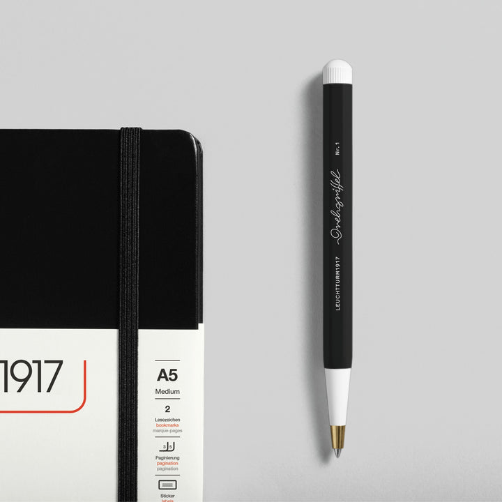 Leuchtturm1917 Drehgriffel Nr. 1 Gel Pen in Black — Leuchtturm1917 gel pen — premium stationery and lifestyle, at Cityluxe Singapore