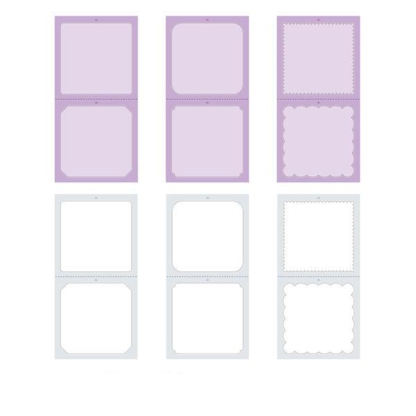 Midori Stickers Book For Pre-Inked Stamp - Warm Colors