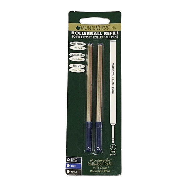 Load image into Gallery viewer, Monteverde Refill To Fit Cross Rollerball Pen, Pack of 2, Monteverde, Rollerball Pen Refill, monteverde-refill-to-fit-cross-rollerball-pen-2-pack, Monteverde refill, refill, Cityluxe
