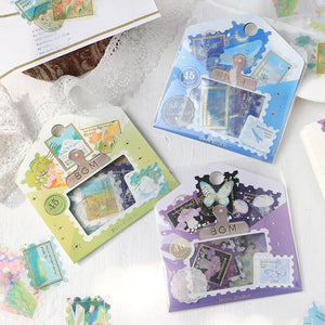 BGM Post Office Animal Forest Flakes Seal, BGM, Flakes Seal, bgm-post-office-animal-forest-flakes-seal, BGM, Flakes Seal, New 2023, New January, Cityluxe