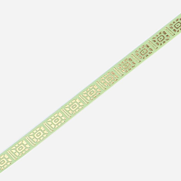 Load image into Gallery viewer, BGM Green Pattern Masking Tape, BGM, Masking Tape, bgm-green-pattern-masking-tape, BGM, Green, Masking Tape, New November, Cityluxe
