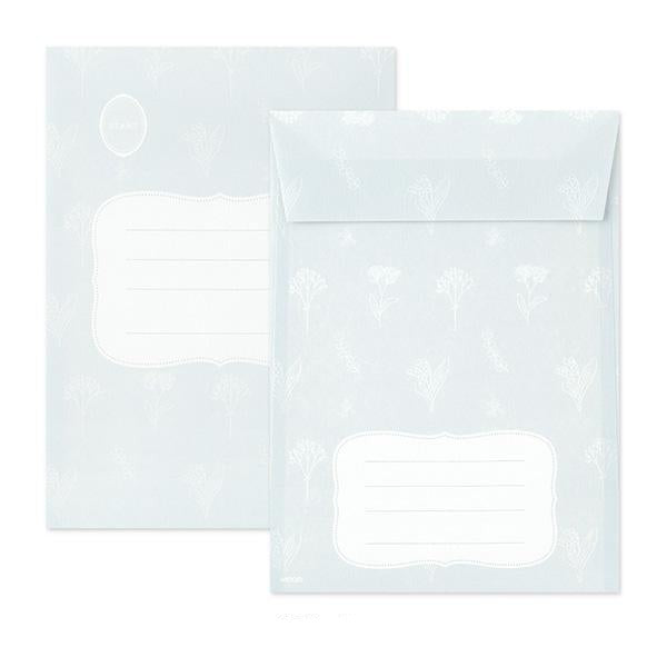 Midori Letter Set Collage in Bird Pattern — Midori letter set — premium stationery and lifestyle, at Cityluxe Singapore