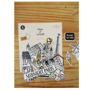 Suatelier Travel Luggage Sticker Pack - Some Where