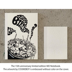 MD Notebook 15th Anniversary COOKIEBOY A6 Blank Notebook (Limited Edition), MD Paper, Notebook, md-notebook-15th-anniversary-cookieboy-a6-blank-notebook-limited-edition, A6, Blank, Blank Notebook, COOKIEBOY, COOKIEBOY MD Notebook, Limited Edition, MD Notebook, MD Paper, Midori, New December, Notebook, Cityluxe