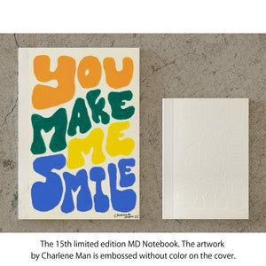 MD Notebook 15th Anniversary Charlene Man A6 Blank Notebook (Limited Edition), MD Paper, Notebook, md-notebook-15th-anniversary-charlene-man-a6-blank-notebook-limited-edition, A6, Blank, Blank Notebook, Charlene Man, Charlene Man MD Notebook, Limited Edition, MD Notebook, MD Paper, Midori, New December, Notebook, Cityluxe