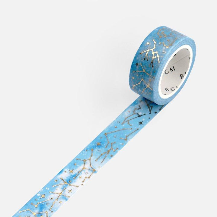 BGM Special Constellation Aozora Masking Tape — roll front