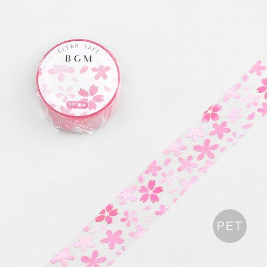 BGM Sakura Maizakura Clear Tape, BGM, Clear Tape, bgm-sakura-maizakura-clear-tape, BGM, Clear Tapes, Floral, Sakura, Cityluxe