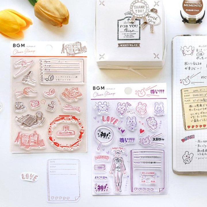 BGM Clear Stamp Event — in use