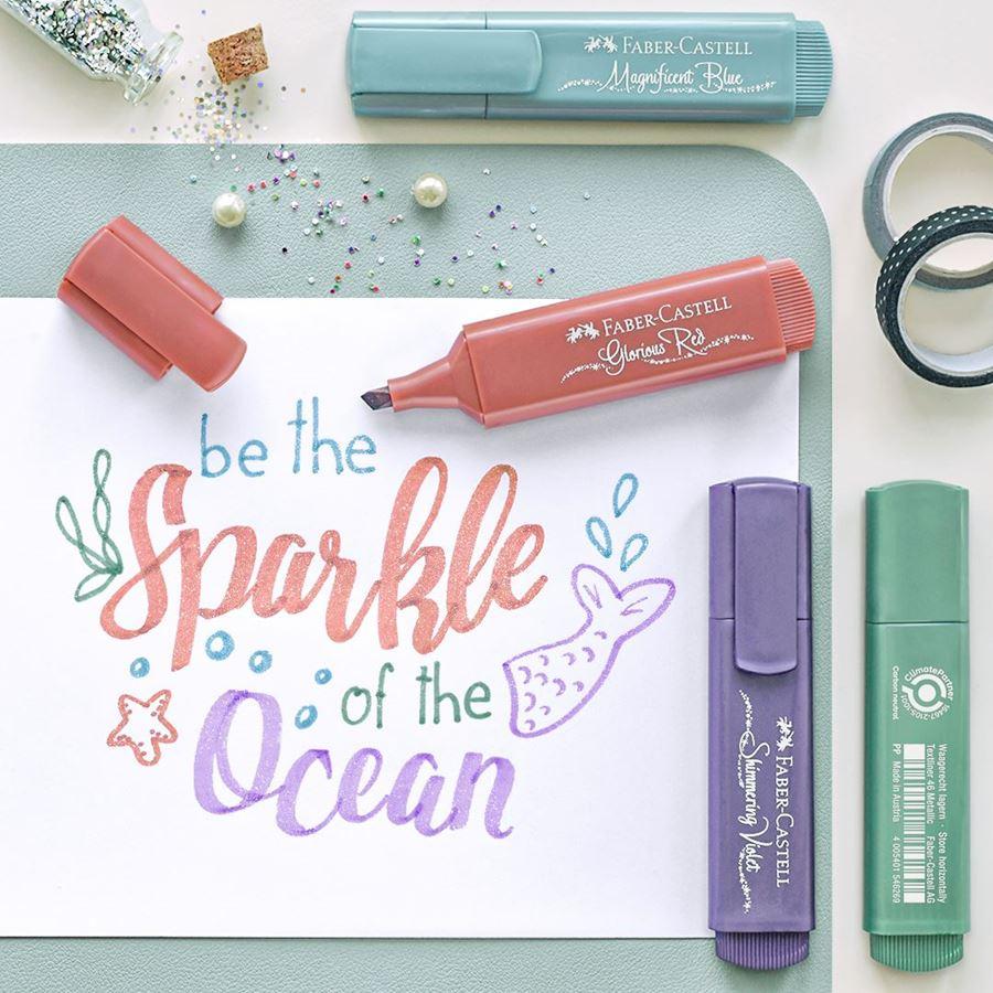 Faber-Castell Highlighter TL 46 Metallic Glorious Red