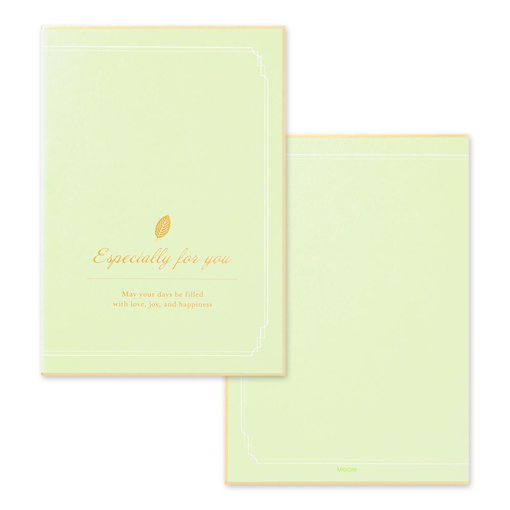 Midori Tree Foldable Signature Board B6 With Envelope