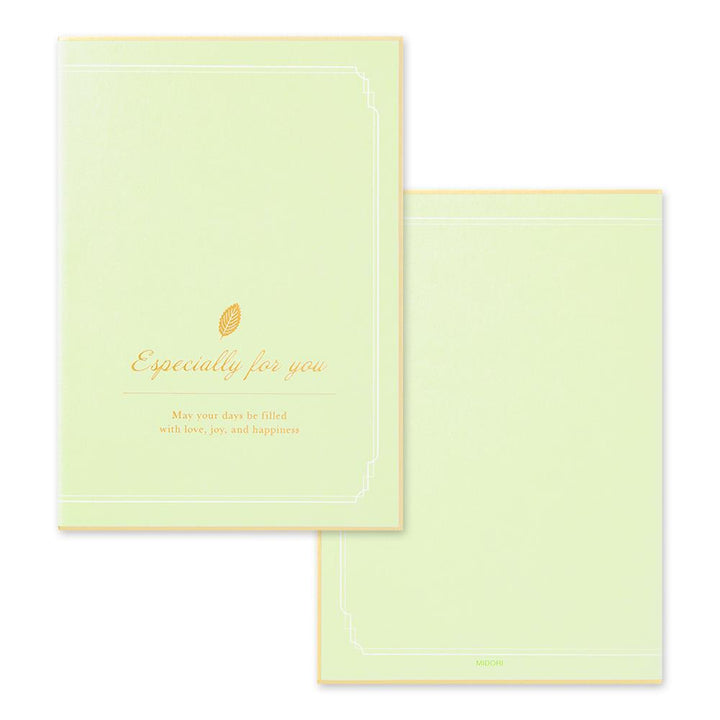 Midori Tree Foldable Signature Board B6 With Envelope