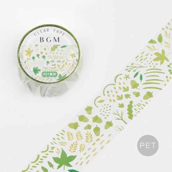 BGM Green Leaves Clear Tape, BGM, Clear Tape, bgm-green-leaves-clear-tape, BGM, Clear Tapes, Green, Cityluxe