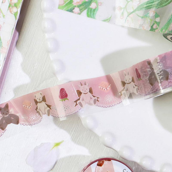BGM Plush Doll Clear Tape, BGM, Clear Tape, bgm-plush-doll-clear-tape, BGM, Clear Tapes, dolls, New 2023, New January, Washi Tapes, Cityluxe