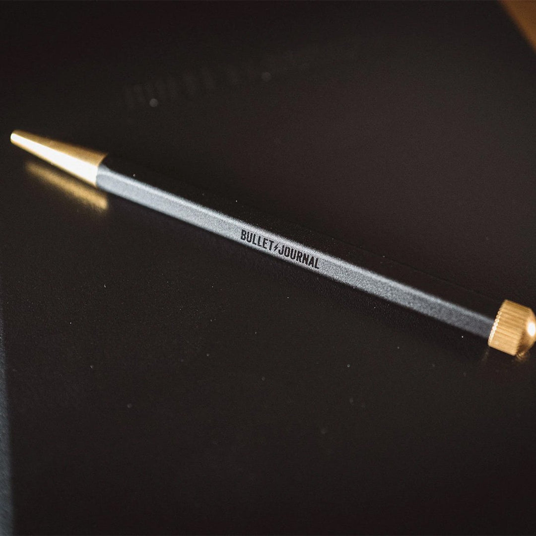 Leuchtturm1917 Bullet Journal Edition Drehgriffel Nr.1 Gel Pen in Black Matte — Leuchtturm1917 gel pen — premium stationery and lifestyle, at Cityluxe Singapore