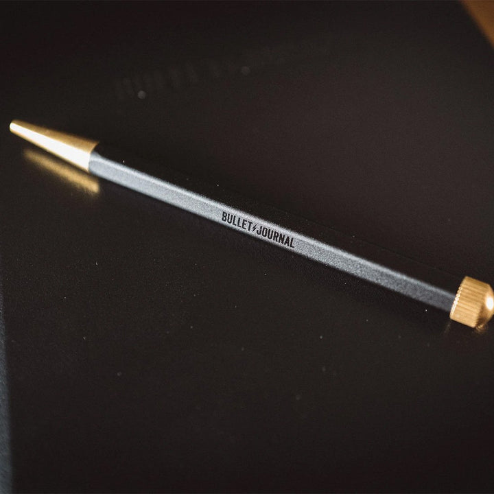 Leuchtturm1917 Bullet Journal Edition Drehgriffel Nr.1 Gel Pen in Black Matte — Leuchtturm1917 gel pen — premium stationery and lifestyle, at Cityluxe Singapore