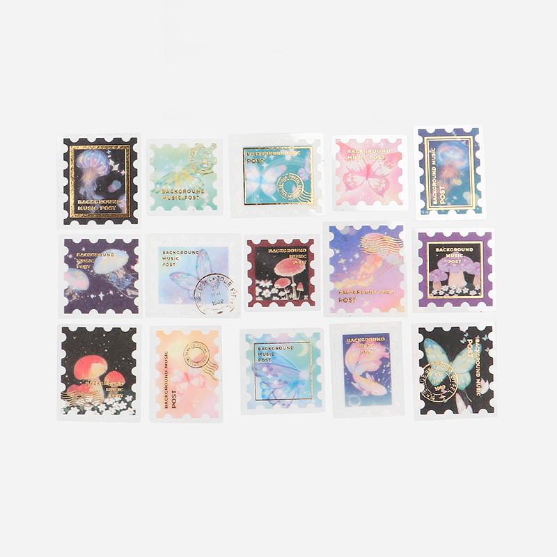 BGM Post Office Night Pictorial Book Flakes Seal, BGM, Flakes Seal, bgm-post-office-night-pictorial-book-flakes-seal, BGM, Flakes Seal, New 2023, New January, Cityluxe