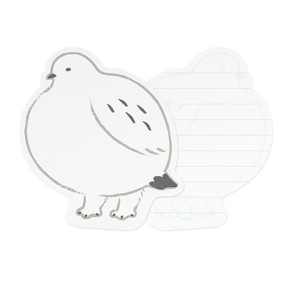 Midori Letter Set Die-Cut Animal in Grouse Pattern — Midori letter set — premium stationery and lifestyle, at Cityluxe Singapore