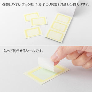 Midori Stickers Book For Paintable Stamp - Natural Colors