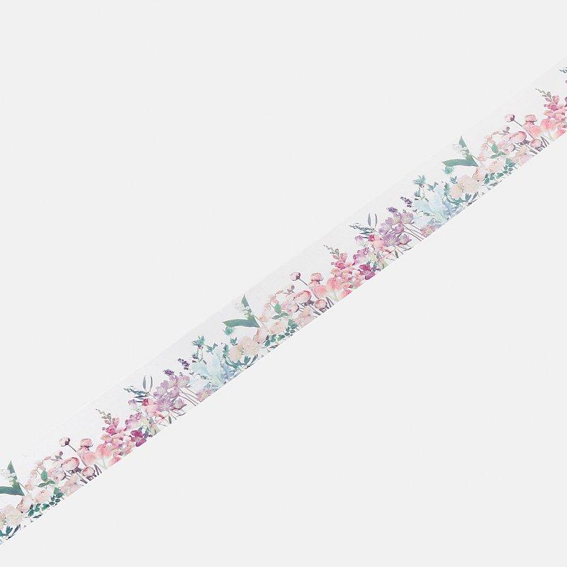 BGM Morning Garden Clear Tape — applied on surface