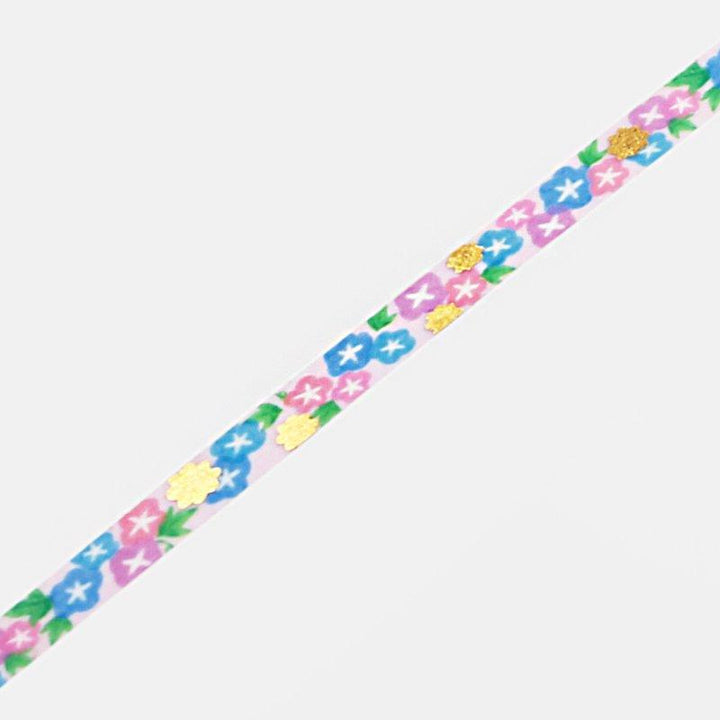 BGM Little Morning Glory Masking Tape — BGM masking tape — decorative paper tape for journaling and scrapbooking, at Cityluxe Singapore
