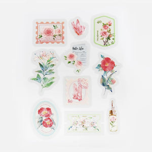 BGM Red Garden Post Office Clear Seal, BGM, Seal, bgm-red-garden-post-office-clear-seal, BGM, Clear Seal, Floral, Flower, New 2023, New January, Cityluxe