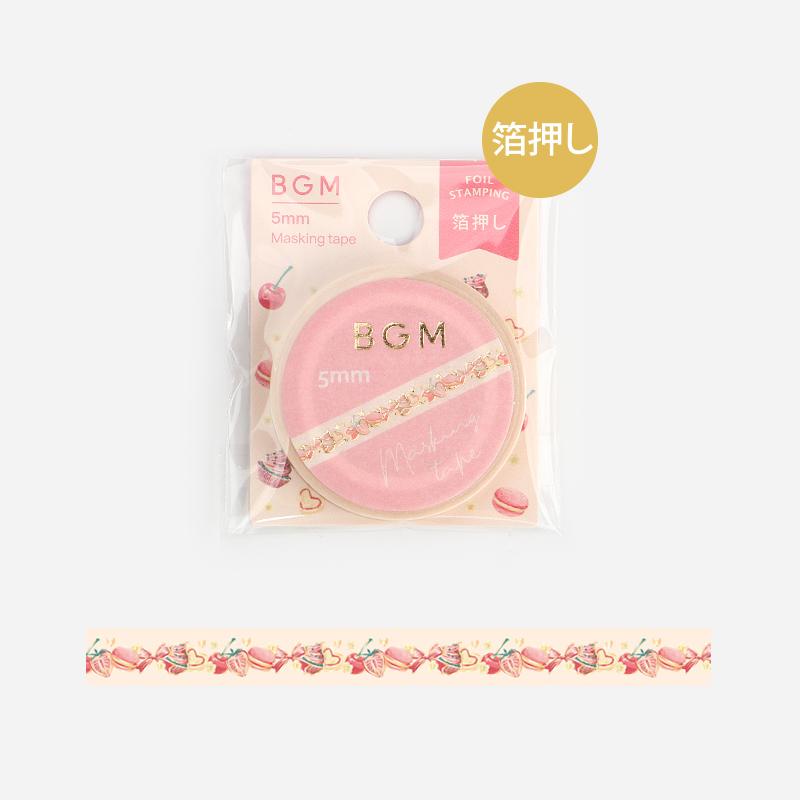 BGM Sweet Macaron Masking Tape, BGM, Masking Tape, bgm-sweet-macaron-masking-tape, BGM, Macaron, Masking Tape, New November, Pink, Cityluxe