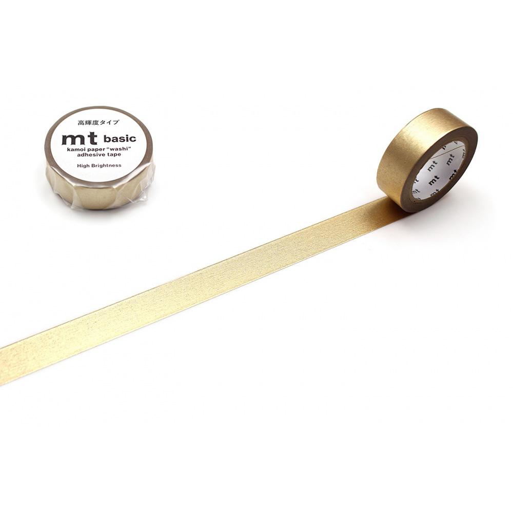 MT Basic Washi Tape Champagne Gold 7m, MT Tape, Washi Tape, mt-basic-washi-tape-matte-champagne-gold-7m, 7m, Gold, MT 2022 Summer, New September, Cityluxe