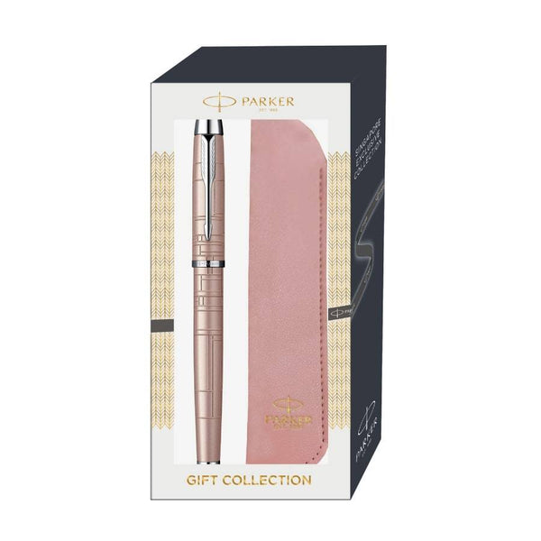 Load image into Gallery viewer, Parker IM Premium Metal Pink Rollerball Pen with Sleeve Gift Set, Parker, Gift Set, parker-im-premium-metal-pink-rollerball-pen-with-sleeve-gift-set, beste, Cityluxe
