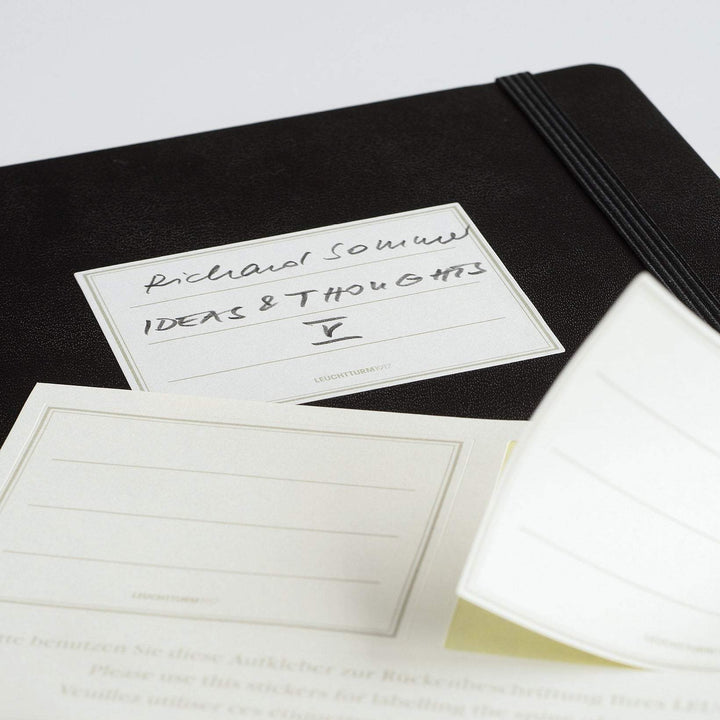 Leuchtturm1917 A6 Pocket Hardcover Notebook - Plain / Rising Sun — ruling detail