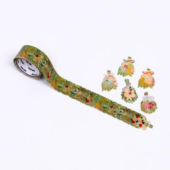 Load image into Gallery viewer, Bande Washi Roll Sticker Swag Bloom (Vintage), Bande, Washi Roll Sticker, bande-washi-roll-sticker-swag-bloom, , Cityluxe
