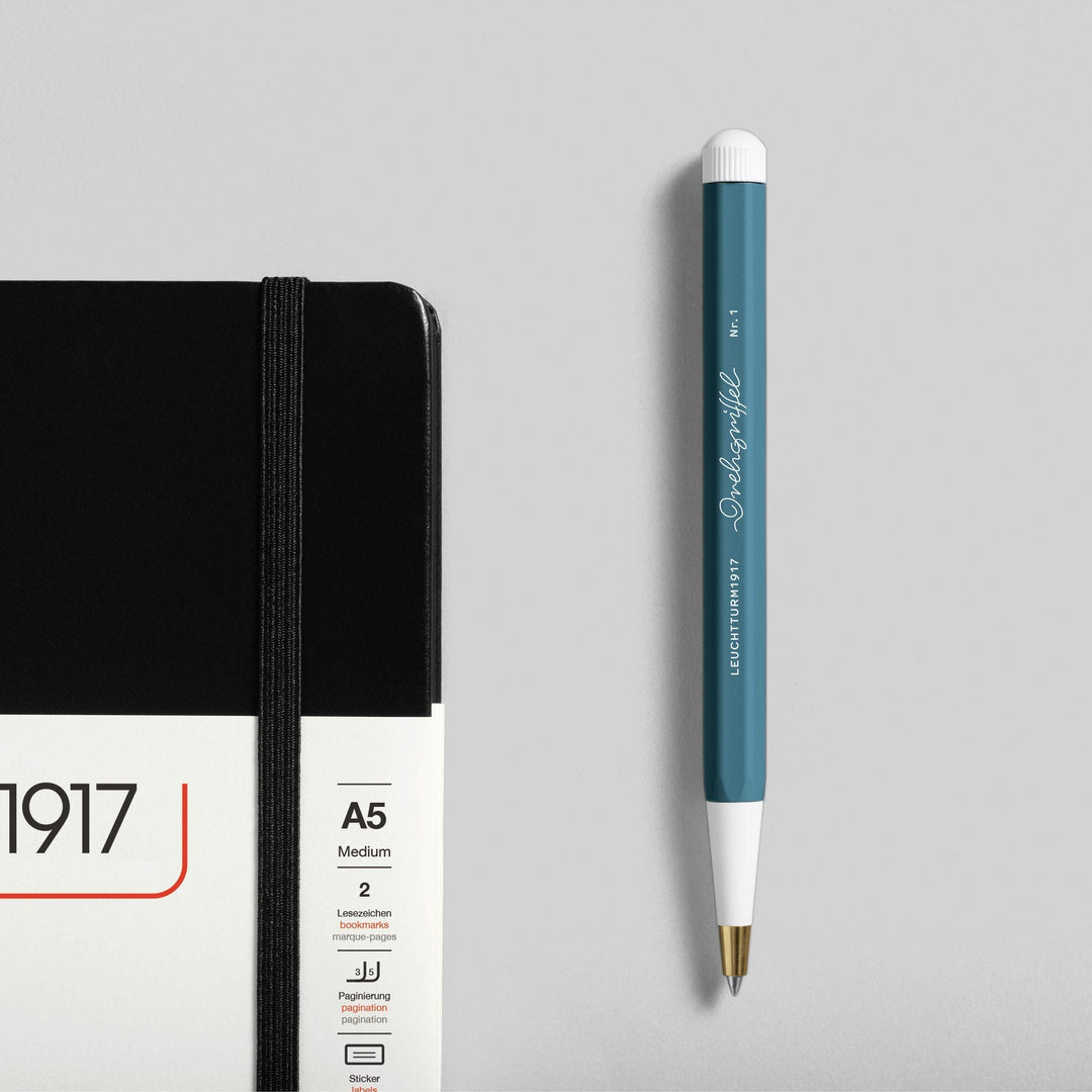 Leuchtturm1917 Drehgriffel Nr. 1 Gel Pen in Stone Blue — Leuchtturm1917 gel pen — premium stationery and lifestyle, at Cityluxe Singapore