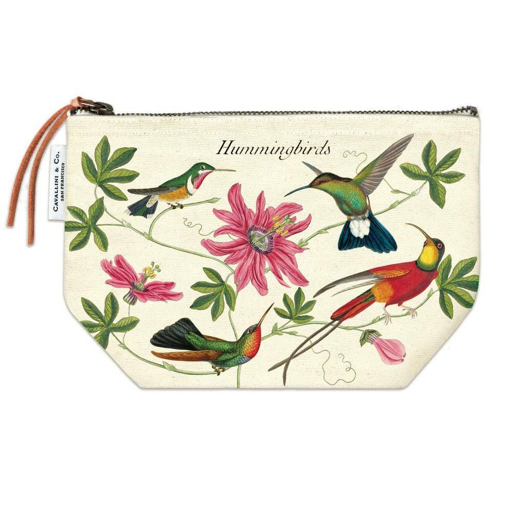 Cavallini Vintage Pouch Hummingbirds, Cavallini, Pouch, cavallini-vintage-pouch-hummingbirds, , Cityluxe