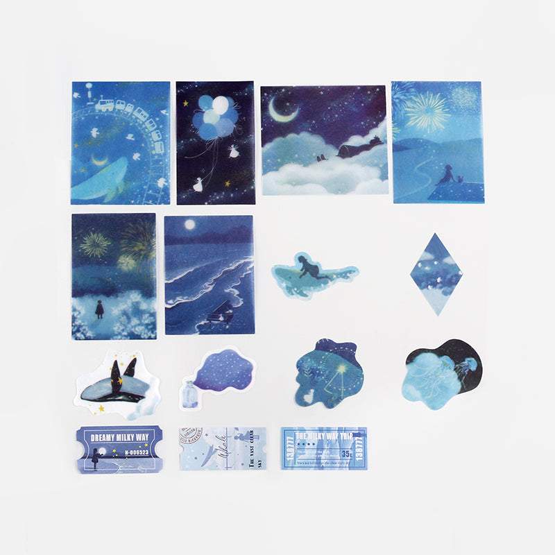 BGM Phantom Journey / Galaxy Tracing Paper — detail view