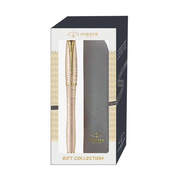 Load image into Gallery viewer, Parker Urban Premium Golden Pearl Rollerball Pen with Sleeve Gift Set, Parker, Gift Set, parker-urban-premium-golden-pearl-rollerball-pen-with-sleeve-gift-set, beste, Cityluxe
