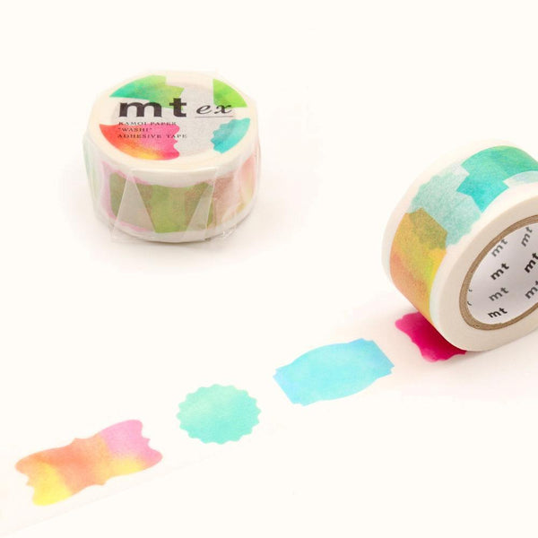 Load image into Gallery viewer, MT EX Washi Tape - Label Watercolor
