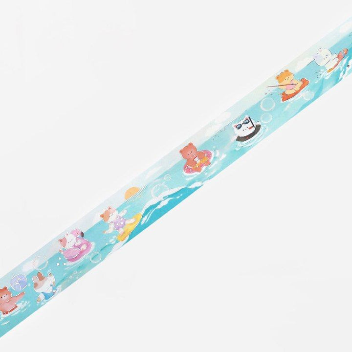 BGM Playing In The Sea Masking Tape — applied on surface