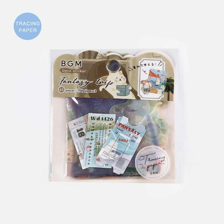 BGM Phantom Journey, Nekoland Tracing Paper Seal, BGM, Seal, bgm-phantom-journey-nekoland-tracing-paper-seal, 2022 Jul New, Cityluxe