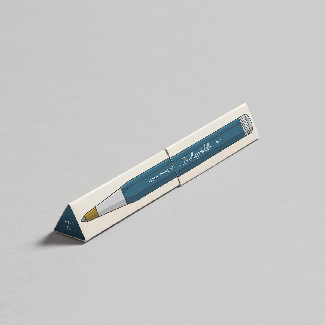 Leuchtturm1917 Drehgriffel Nr. 1 Gel Pen in Stone Blue — Leuchtturm1917 gel pen — premium stationery and lifestyle, at Cityluxe Singapore