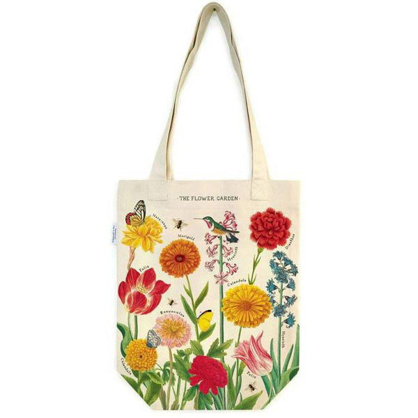 Load image into Gallery viewer, Cavallini Tote Bag Flower Garden, Cavallini, Tote Bag, cavallini-tote-bag-flower-garden, , Cityluxe
