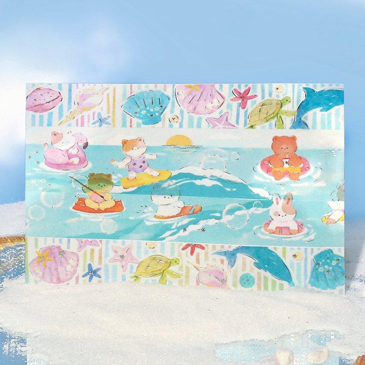 BGM Playing In The Sea Masking Tape — roll side