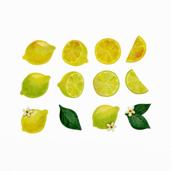 Load image into Gallery viewer, Bande Washi Roll Sticker Lemon &amp; Lime, Bande, Washi Roll Sticker, bande-washi-roll-sticker-lemon-lime, , Cityluxe
