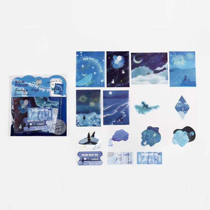 BGM Phantom Journey / Galaxy Tracing Paper — side view