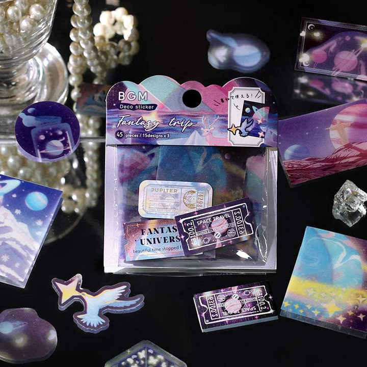BGM Phantom Journey / Galaxy Tracing Paper — angle view