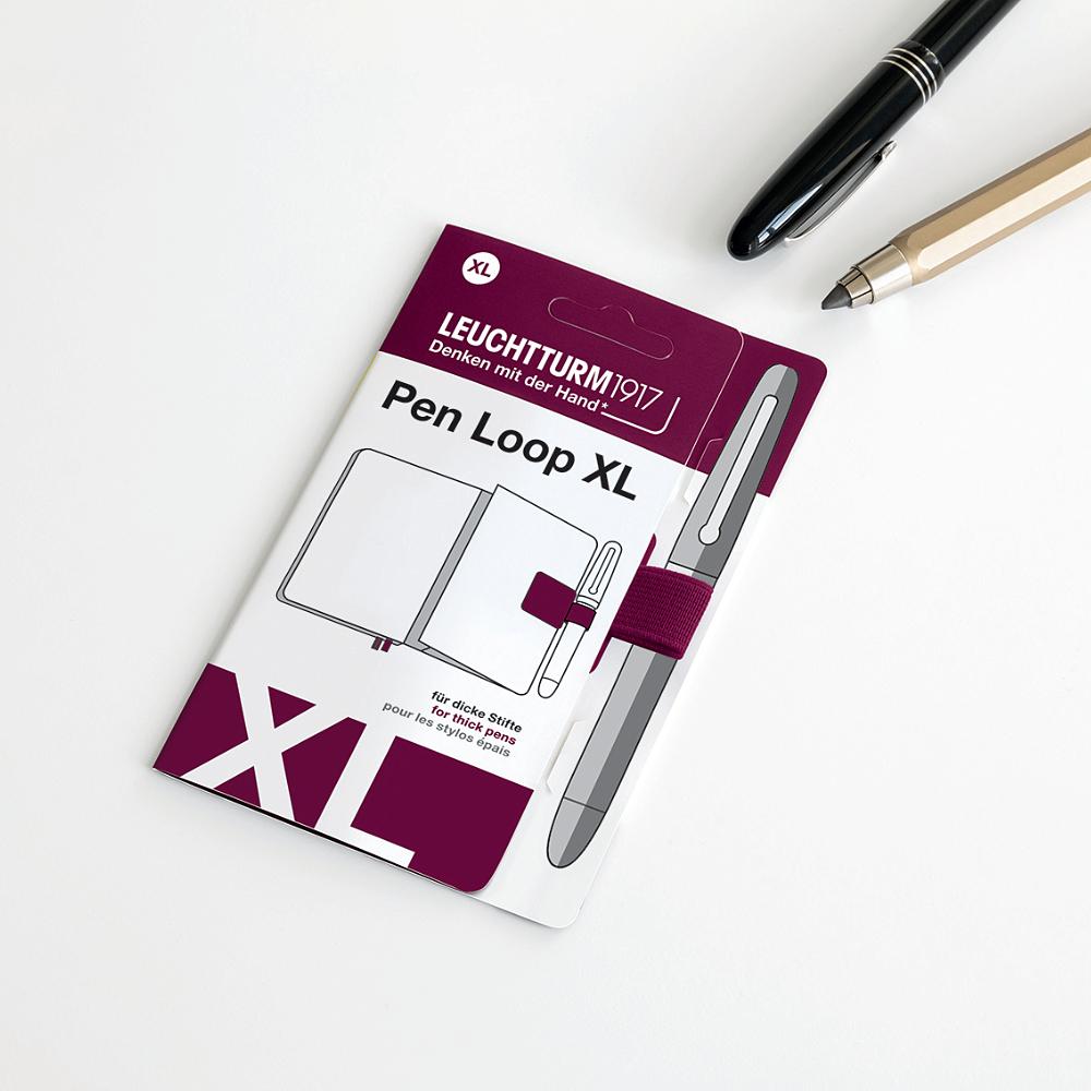 Leuchtturm1917 Pen Loop XL - Port Red — detail view