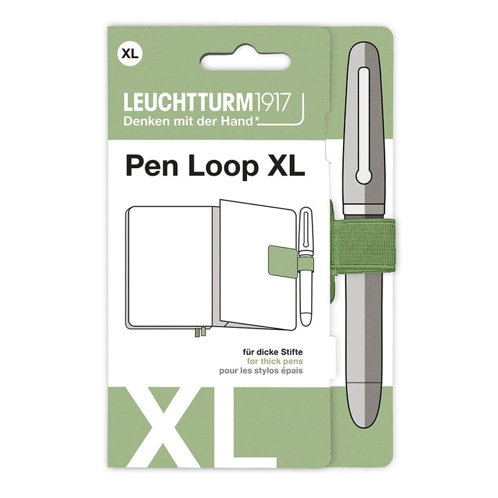 Leuchtturm1917 Pen Loop XL - Sage — front view