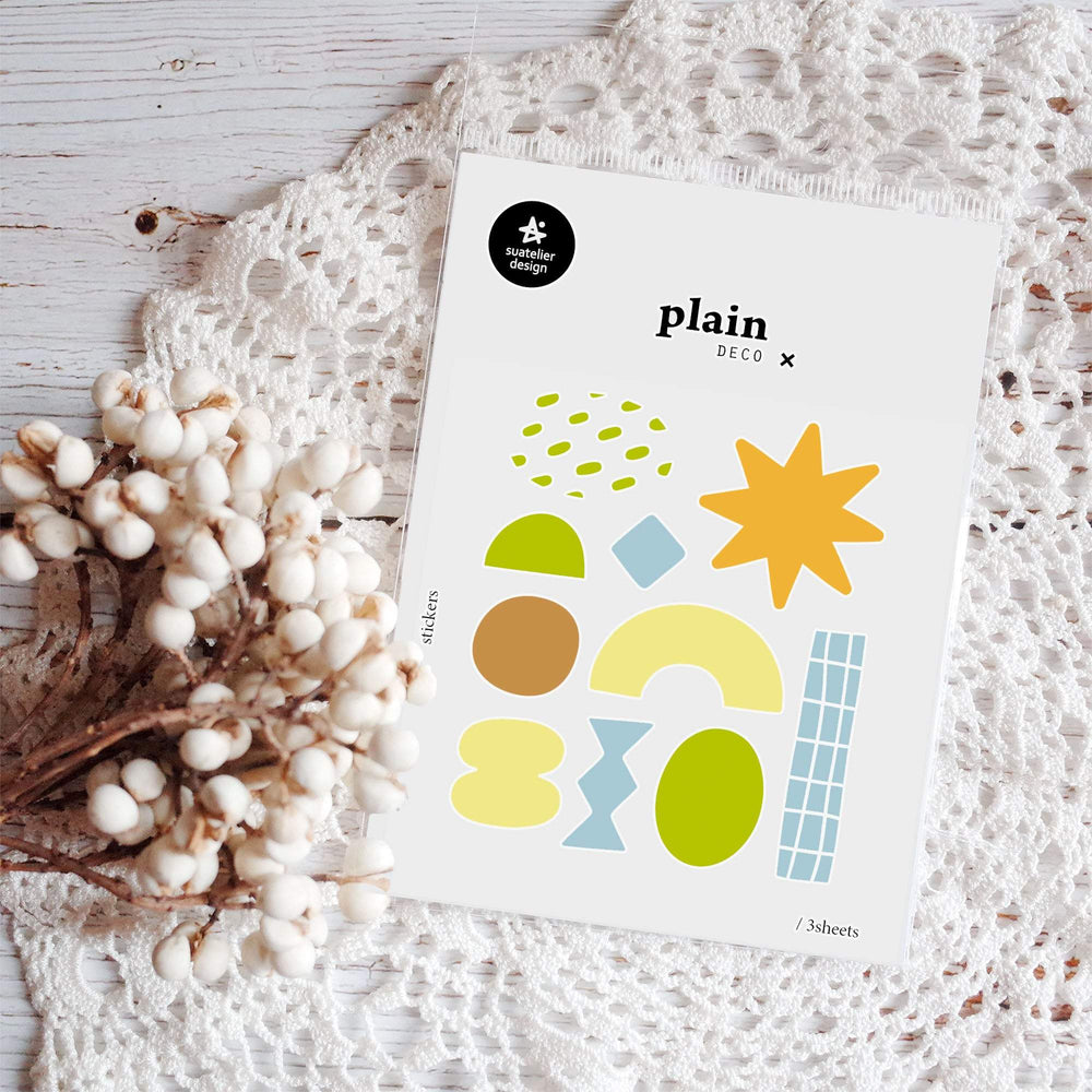 Suatelier Plain.68 Sticker — side view