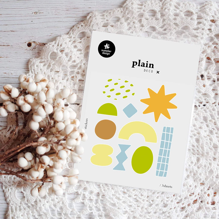 Suatelier Plain.68 Sticker — side view
