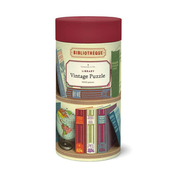 Cavallini Puzzle Library Books, Cavallini, Puzzle, cavallini-puzzle-library-books, , Cityluxe