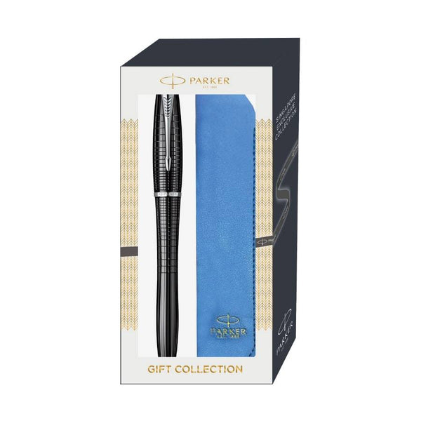 Load image into Gallery viewer, Parker Urban Premium Ebony Metal Chiselled Rollerball Pen with Sleeve Gift Set, Parker, Gift Set, parker-urban-premium-ebony-metal-chiselled-rollerball-pen-with-sleeve-gift-set, beste, Cityluxe
